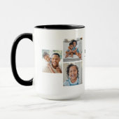 Best Dad Ever Custom 6 Picture Gallery Multi Photo マグカップ (左)