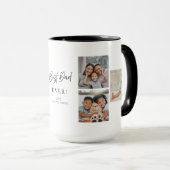 Best Dad Ever Custom 6 Picture Gallery Multi Photo マグカップ (正面右)