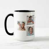 Best Dad Ever Custom 7 Picture Gallery Multi Photo マグカップ (左)
