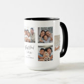 Best Dad Ever Custom 7 Picture Gallery Multi Photo マグカップ (正面右)