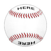 Best Dad Ever Custom Image Baseball 野球ボール (正面)