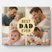 Best Dad Ever Custom Photo | Personalized Father’s フォトプラーク (正面)
