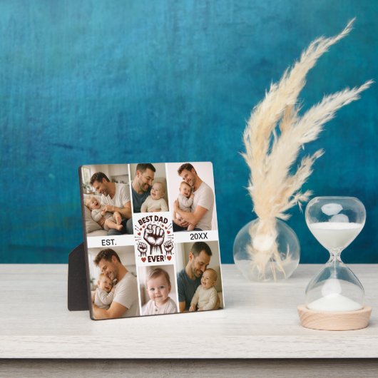 Best Dad Ever Custom Photo | Personalized Father’s フォトプラーク (インサイチュ)