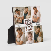 Best Dad Ever Custom Photo | Personalized Father’s フォトプラーク (正面)