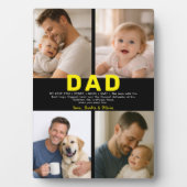 Best Dad Ever Custom Photo | Personalized Father’s フォトプラーク (正面)