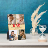 Best Dad Ever Custom Photo | Personalized Father’s フォトプラーク (側面)