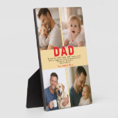 Best Dad Ever Custom Photo | Personalized Father’s フォトプラーク (側面)