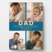 Best Dad Ever Custom Photo | Personalized Father’s フォトプラーク (正面)