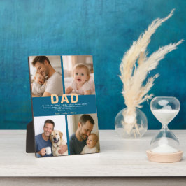 Best Dad Ever Custom Photo | Personalized Father’s フォトプラーク