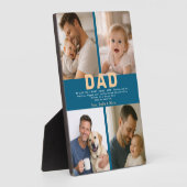 Best Dad Ever Custom Photo | Personalized Father’s フォトプラーク (側面)