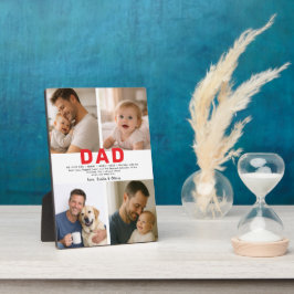 Best Dad Ever Custom Photo | Personalized Father’s フォトプラーク