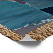 Best dad ever cute photo ポスター (角)