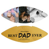 Best Dad Ever Father & Kids Photo Design アメリカンフットボール (パネル)