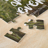 Best Dad Ever Father’s Day Gift Son Custom Photo ジグソーパズル (側面)