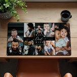 Best Dad Ever | Father's Day 8 Photo Collage デスクマット<br><div class="desc">Transform your father's workspace into a gallery of cherished memories with our Best Daddy Ever Photo Collage Desk Mat. This special, personalized gift is ideal for Father's Day, birthdays, or any occasion to celebrate your dad's unwavering love and support. Our desk mat features a simple yet elegant photo collage grid,...</div>