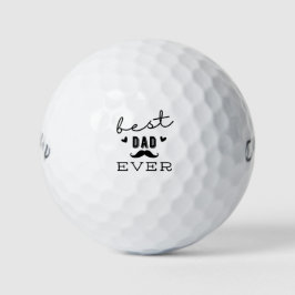 'Best Dad Ever' Father's Day Fun Birthday Gift ゴルフボール