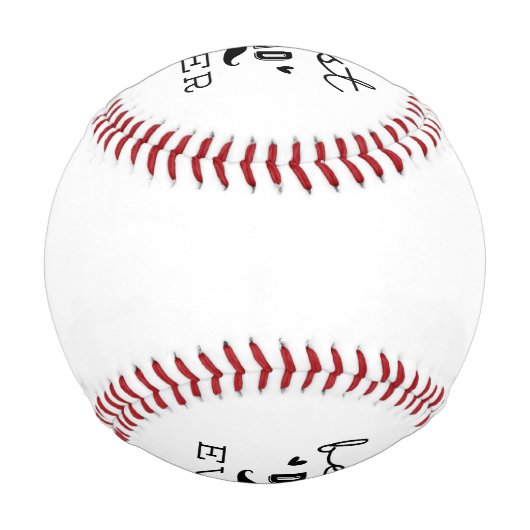 'Best Dad Ever' Father's Day Fun Birthday Gift 野球ボール (裏面)