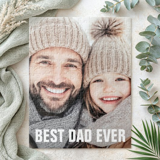 Best dad ever father's day photo ジグソーパズル