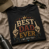 Best dad ever funny shirt for dad tシャツ