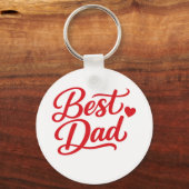 Best Dad Ever Gift Tee キーホルダー (正面)