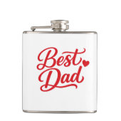 Best Dad Ever Gift Tee フラスク (正面)