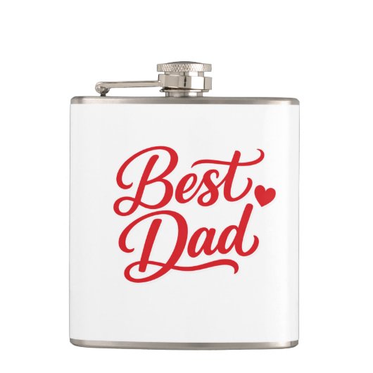 Best Dad Ever Gift Tee フラスク (正面)