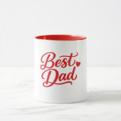 Best Dad Ever Gift Tee マグカップ (中央)