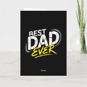 Best Dad Ever Graffiti Art カード (裏面)