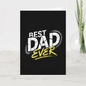 Best Dad Ever Graffiti Art カード (正面)
