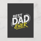 Best Dad Ever Graffiti Art ポストカード (正面)