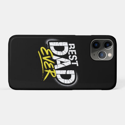Best Dad Ever Graffiti Art Case-Mate iPhoneケース (裏面(横))