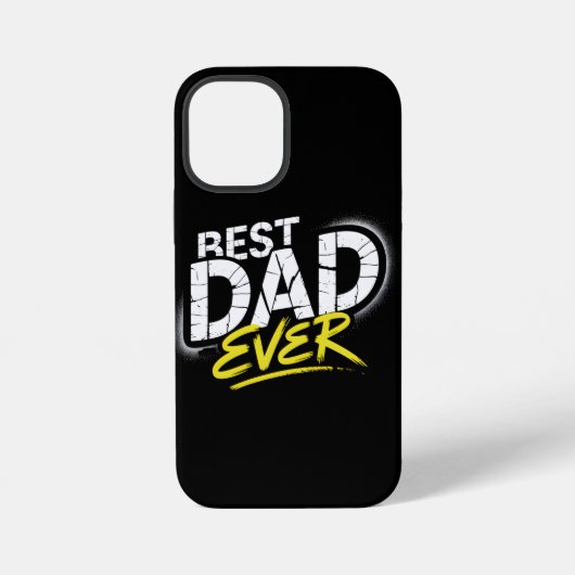 Best Dad Ever Graffiti Art iPhoneケース (裏面)