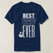 Best Dad Ever Guitar Player Chord NotesGuitar130 Tシャツ (デザイン正面)