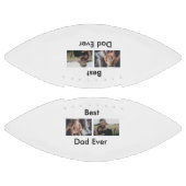 best dad ever happy father's day add your photo  アメリカンフットボール (パネル)