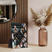 Best Dad Ever Modern Photo Collage Gift Keepsake フォトプラーク