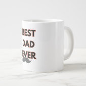 Best dad ever Mug ジャンボコーヒーマグカップ (正面右)