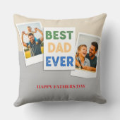 Best Dad Ever– Perfect Gift for Father’s Day クッション (裏面)