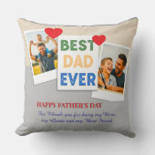 Best Dad Ever– Perfect Gift for Father’s Day クッション (正面)