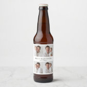 Best Dad Ever Personalized ビールラベル (正面)