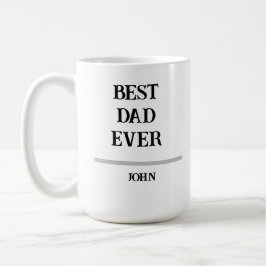 Best Dad Ever Personalized Custom NameCoffee Mug コーヒーマグカップ