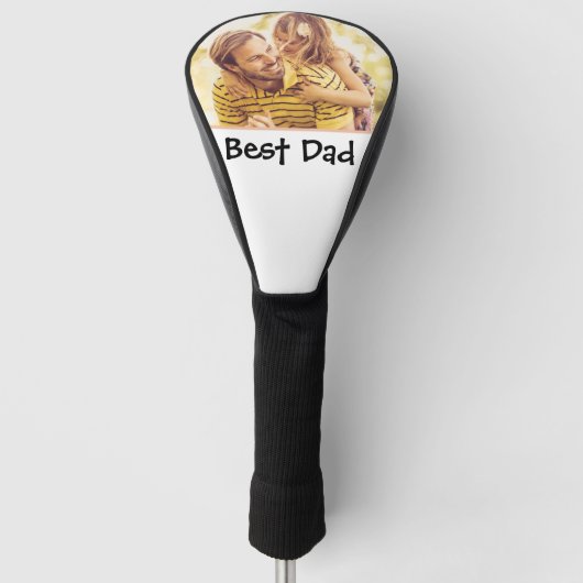 Best Dad Ever Personalized Father's Day Golf  ゴルフヘッドカバー (正面)