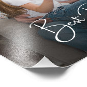 Best Dad Ever Personalized Photo フォトプリント (角)