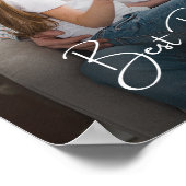 Best Dad Ever Personalized Photo ポスター (角)