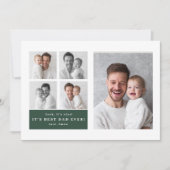 Best Dad Ever Personalized Photo Card | Custom  シーズンカード (正面)