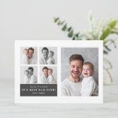 Best Dad Ever Personalized Photo Card | Custom  シーズンカード (スタンド正面)
