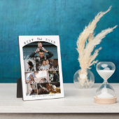 Best Dad Ever Personalized Photo Memory Collage フォトプラーク (側面)