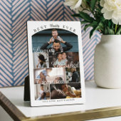 Best Dad Ever Personalized Photo Memory Collage フォトプラーク