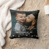 Best Dad Ever Photo 1st Fathers Day クッション (ブランケット)