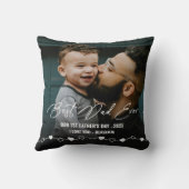 Best Dad Ever Photo 1st Fathers Day クッション (裏面)