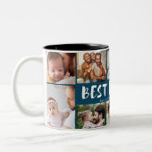 Best Dad Ever Photo Collage Father’s Day Gift  ツートーンマグカップ (左)